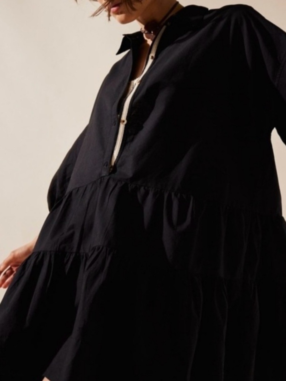 Free People Misha Mini Shirt
Dress Black Medium - Picture 2 of 5